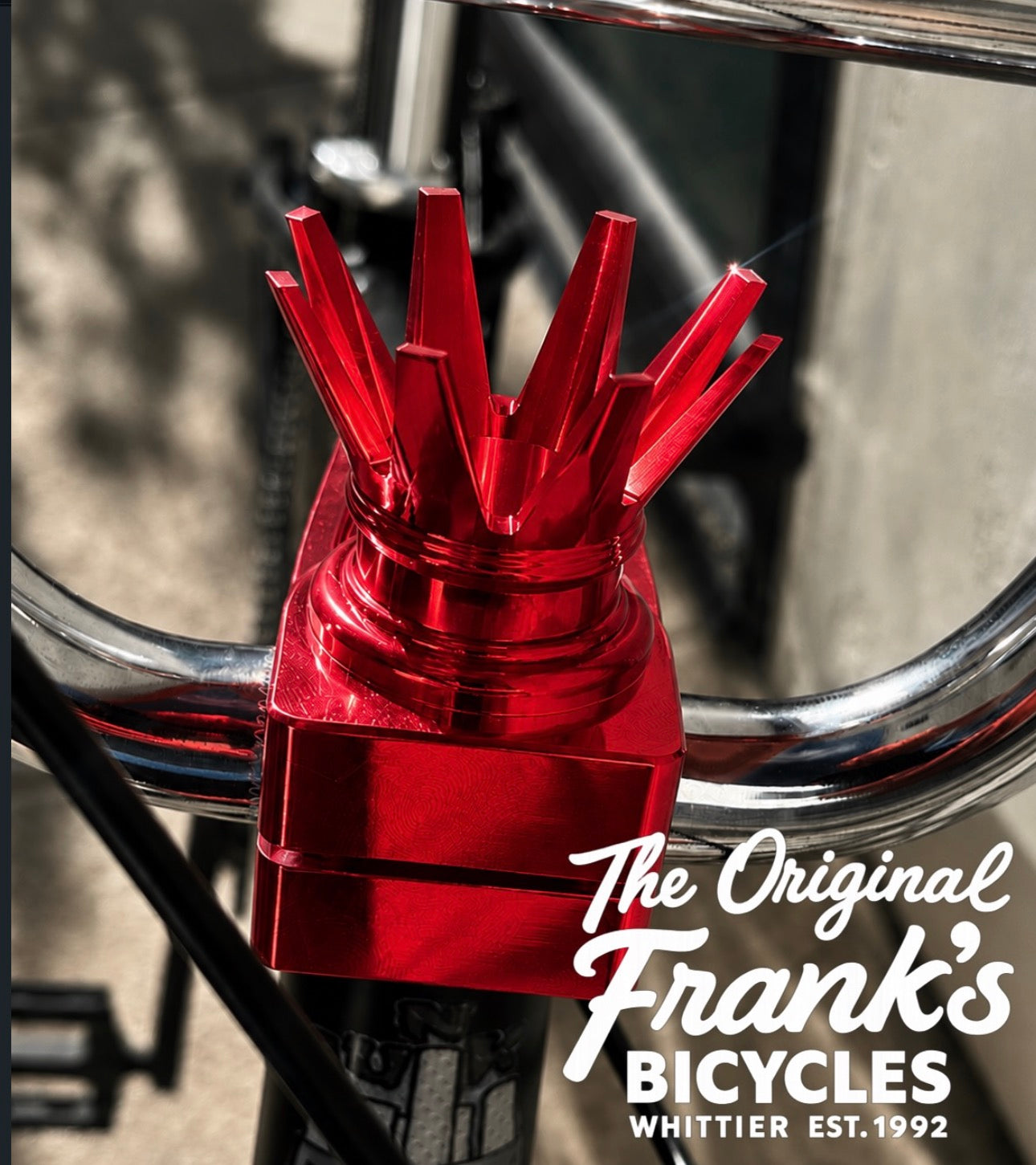 CHECKMATE BMX CNC CROWN STEM “RED”