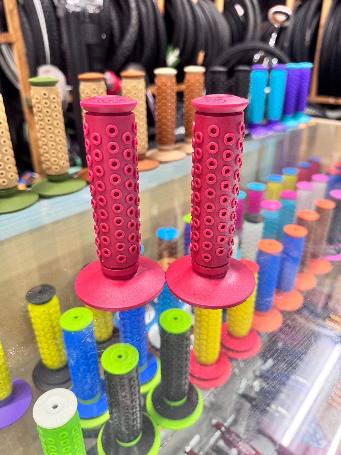 Frank’s Bicycles REPOP B1-B Grips SOLID COLOR (BURGUNDY)