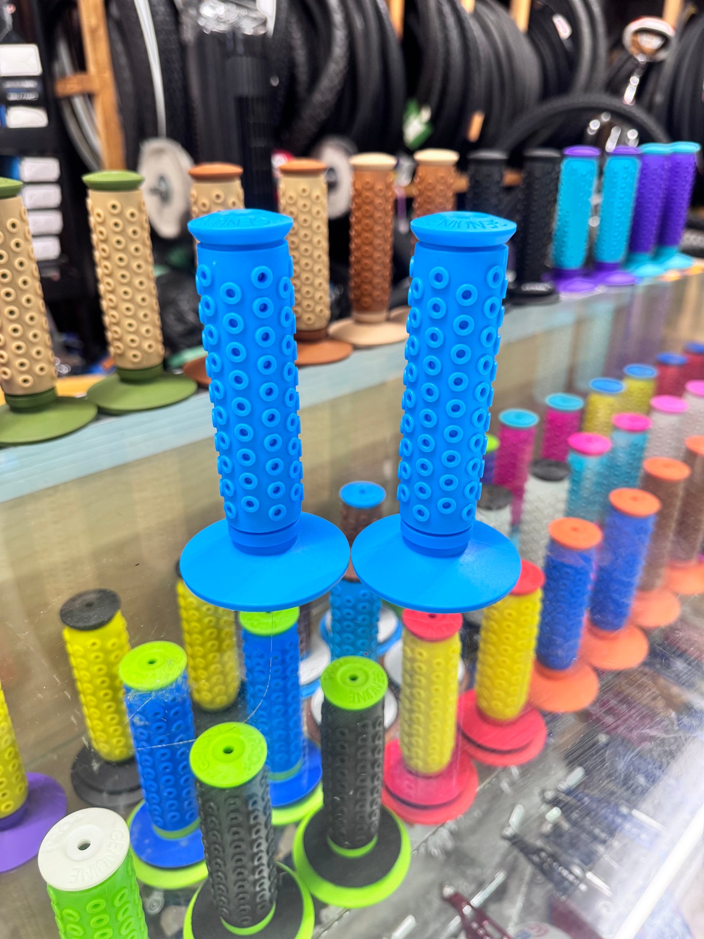 Frank’s Bicycles REPOP B1-B Grips SOLID COLOR (SKY BLUE)