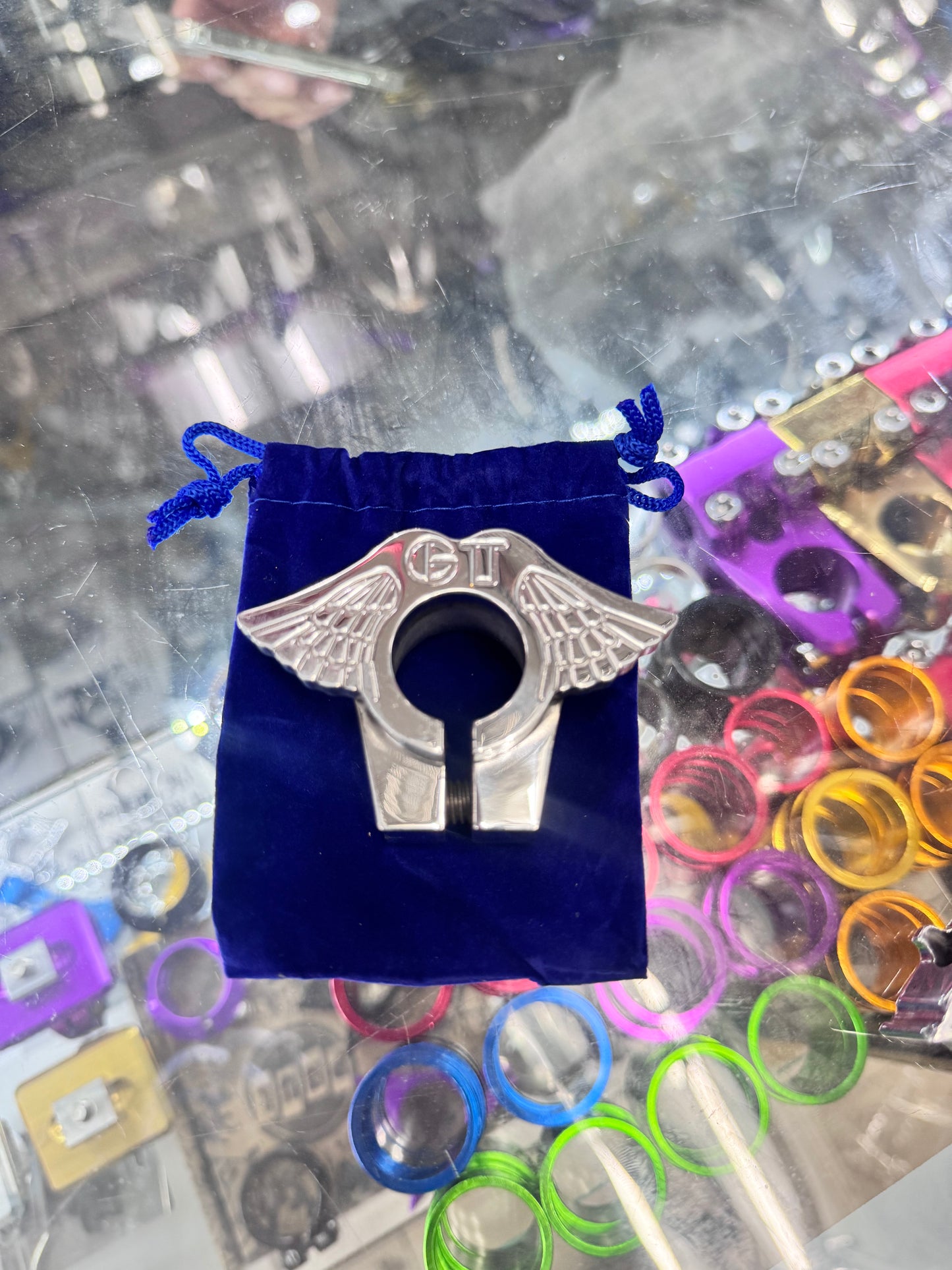 Custom GT Wing Seat Clamp Polish 1”