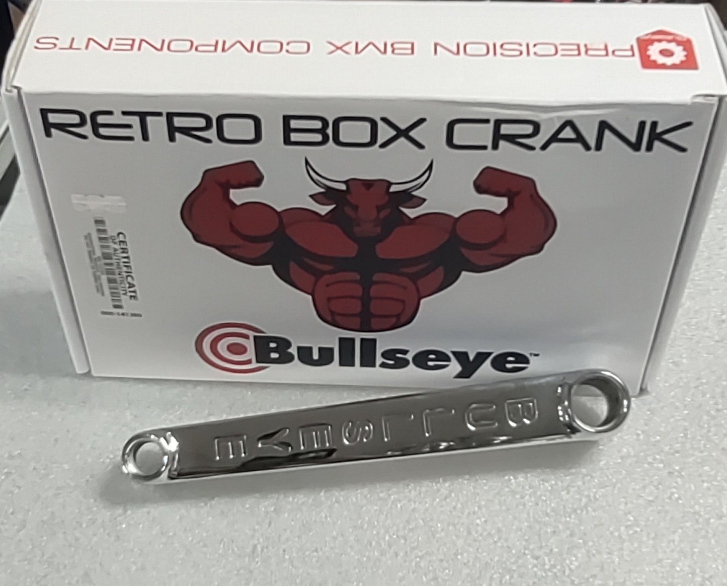 Bullseye crank set 175mm chrome