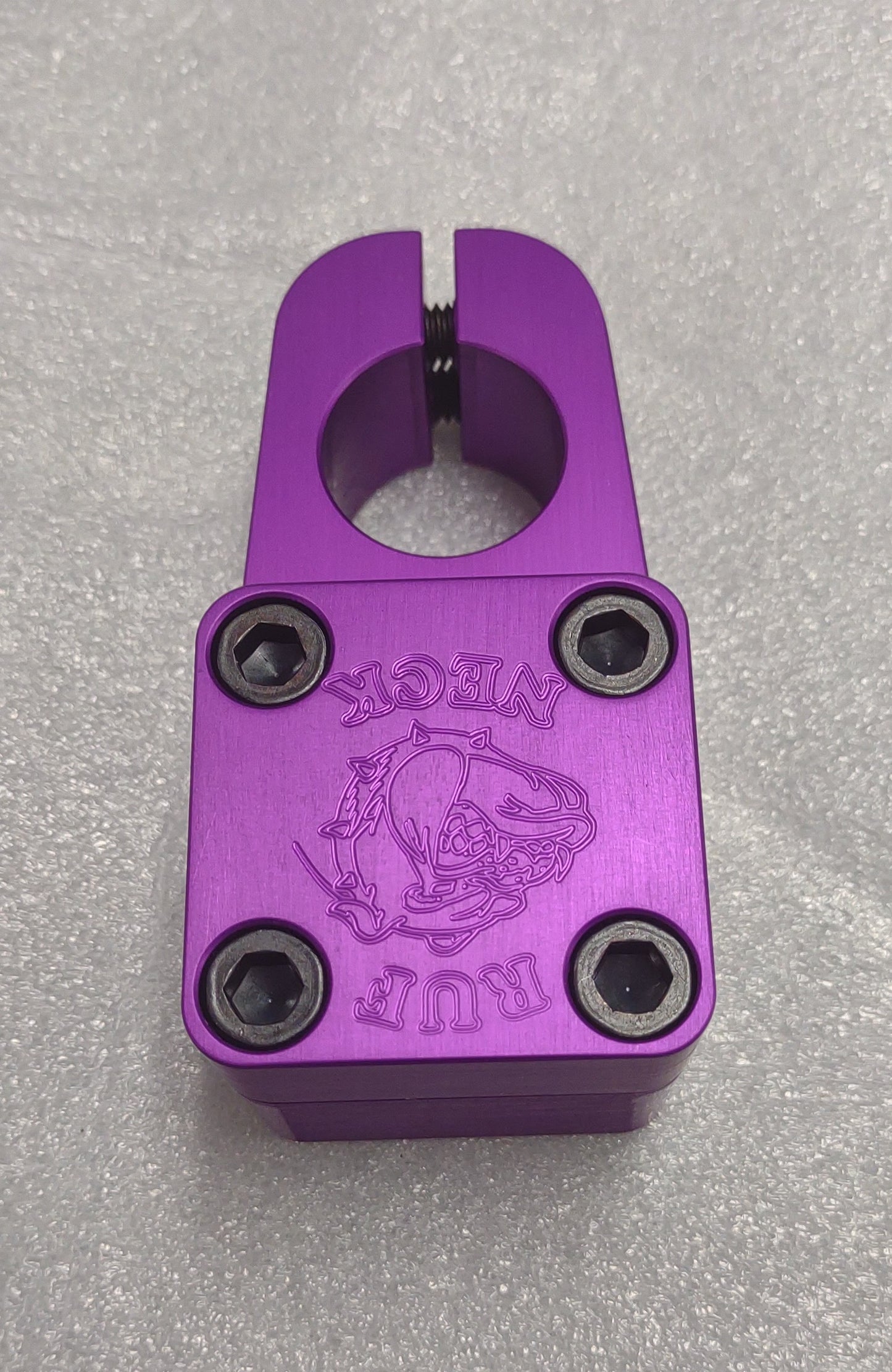 Knight bike co ruff neck top load stem pruple
