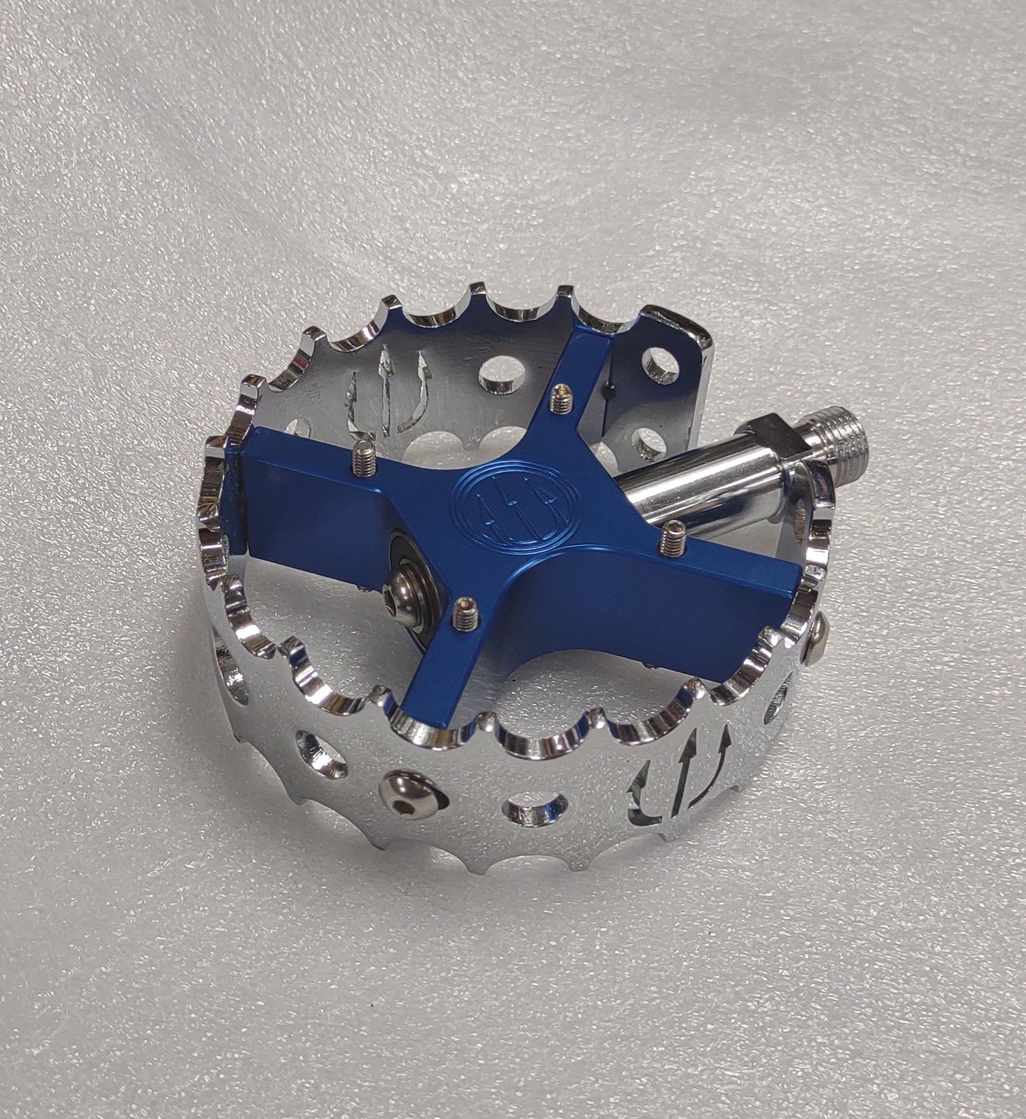 Evil ALLOY pedals blue/Chrome