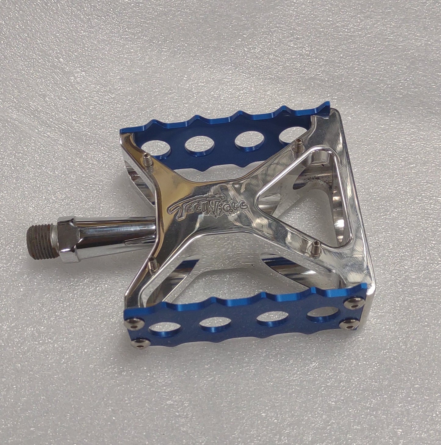 Technique square pedals polish/blue