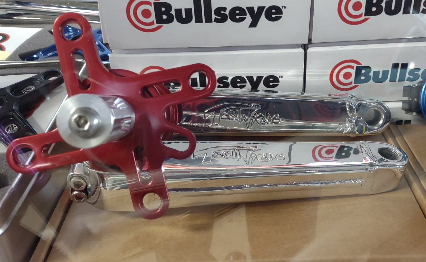 Technique BMX cranks polish 176mm