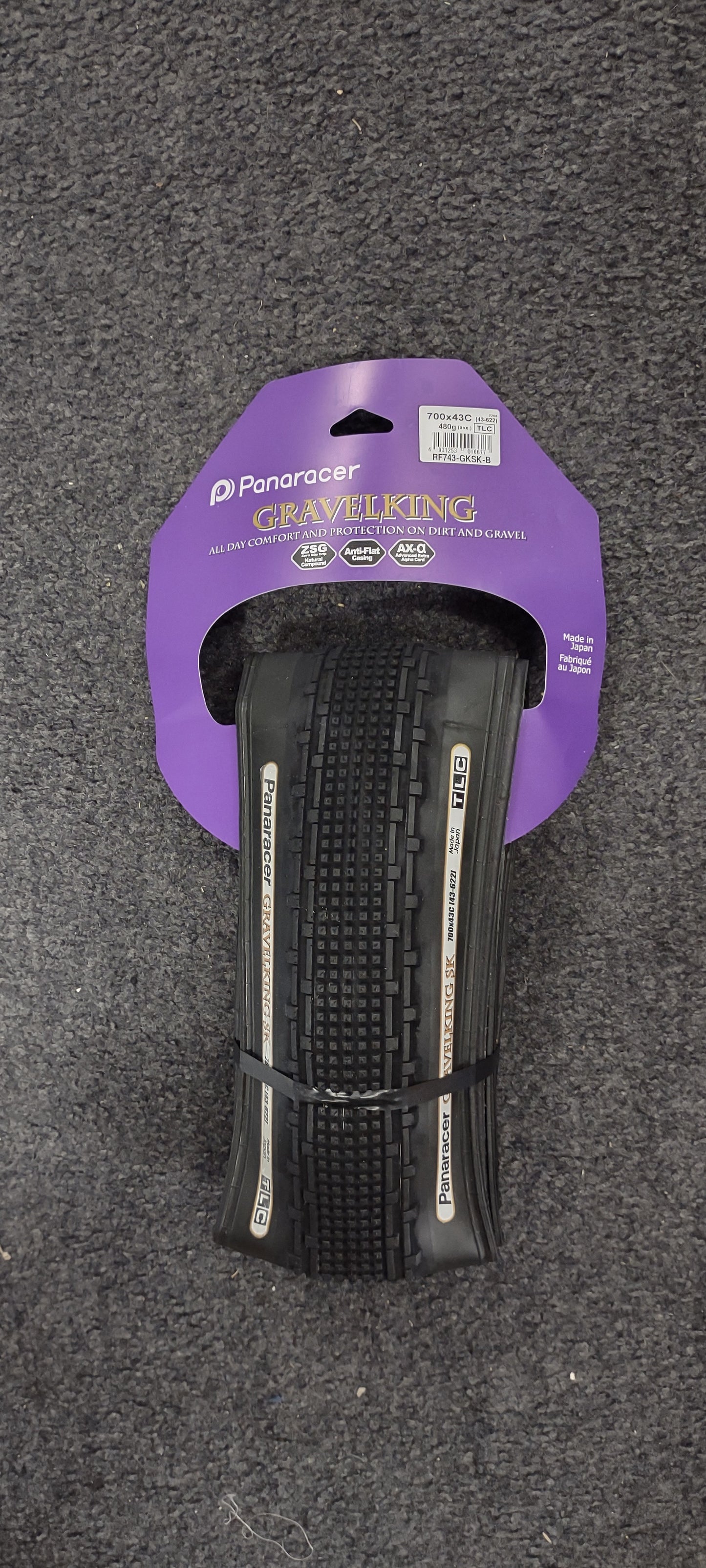 panaracer gravel king tires 700x43 tlc black