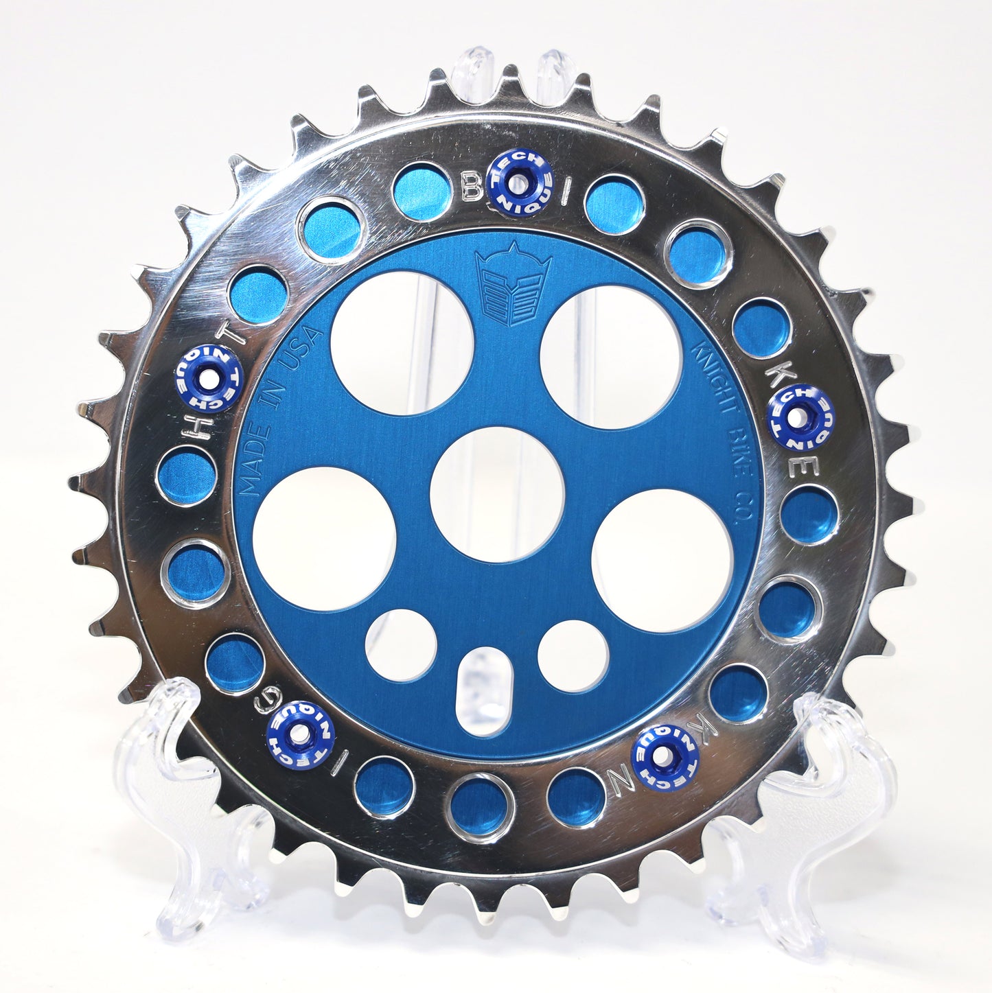 KNIGHT BIKE CO Custom Color Blue/Chrome (Inside/Outside)