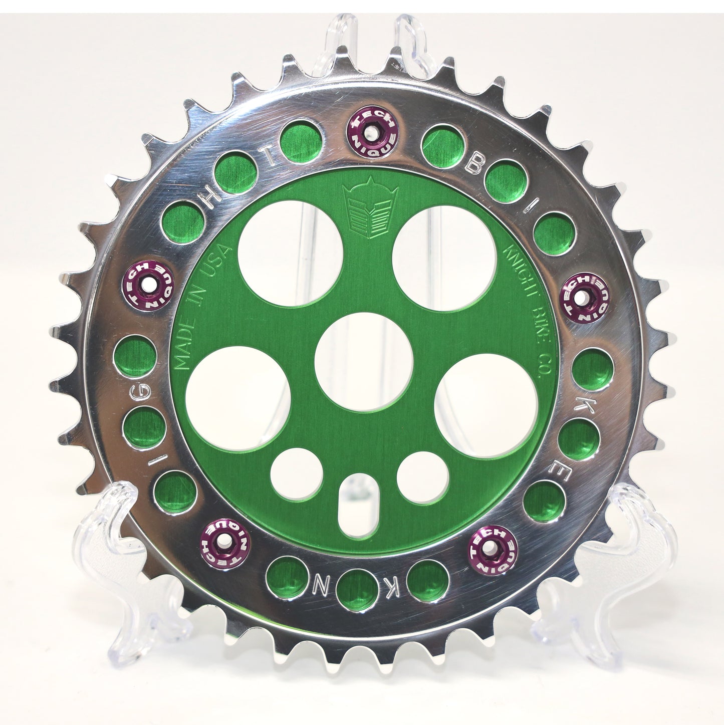 KNIGHT BIKE CO Custom Color Green/Chrome (Inside/Outside)