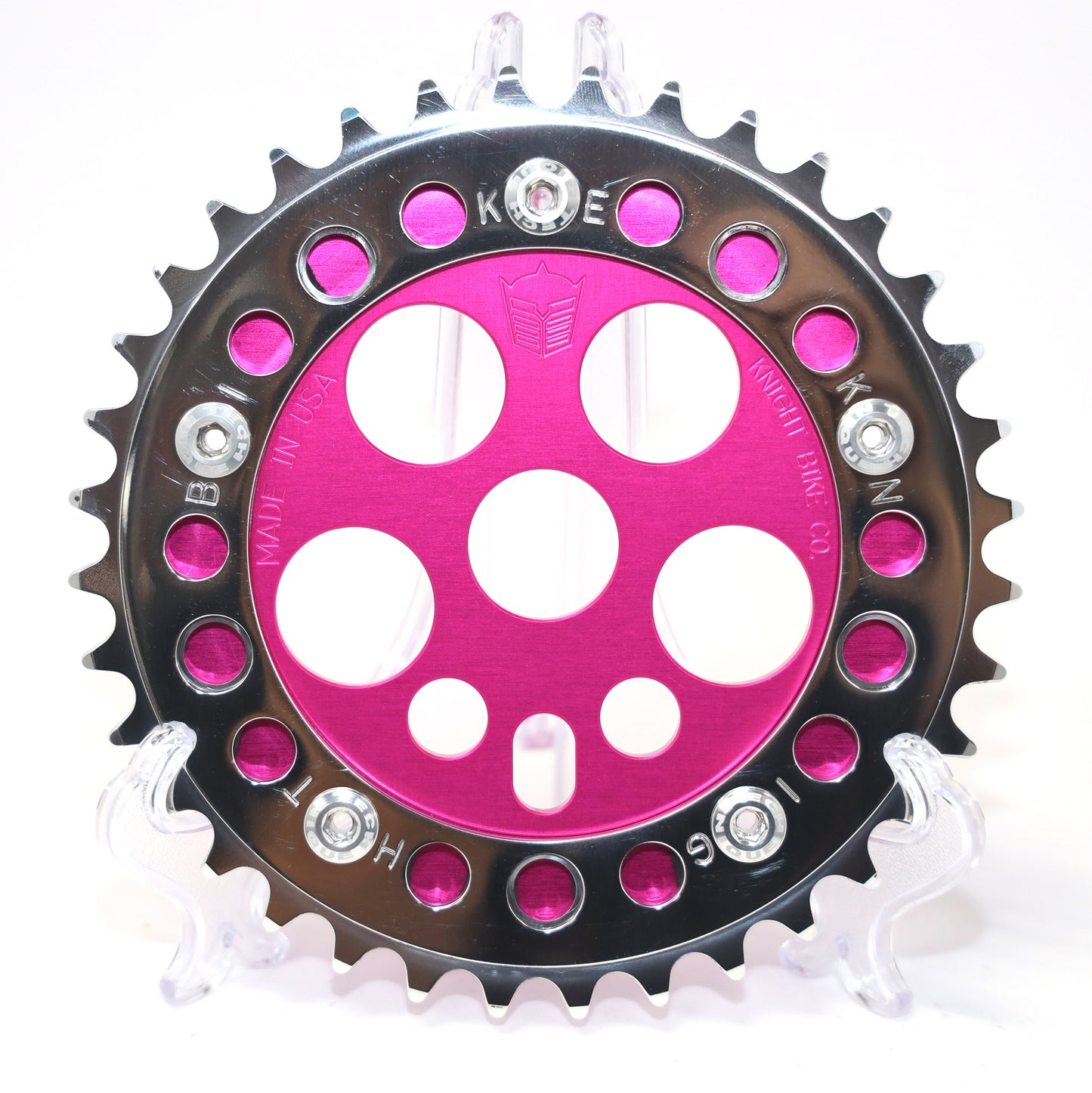 KNIGHT BIKE CO Custom Color Hot Pink/Chrome (Inside/Outside)