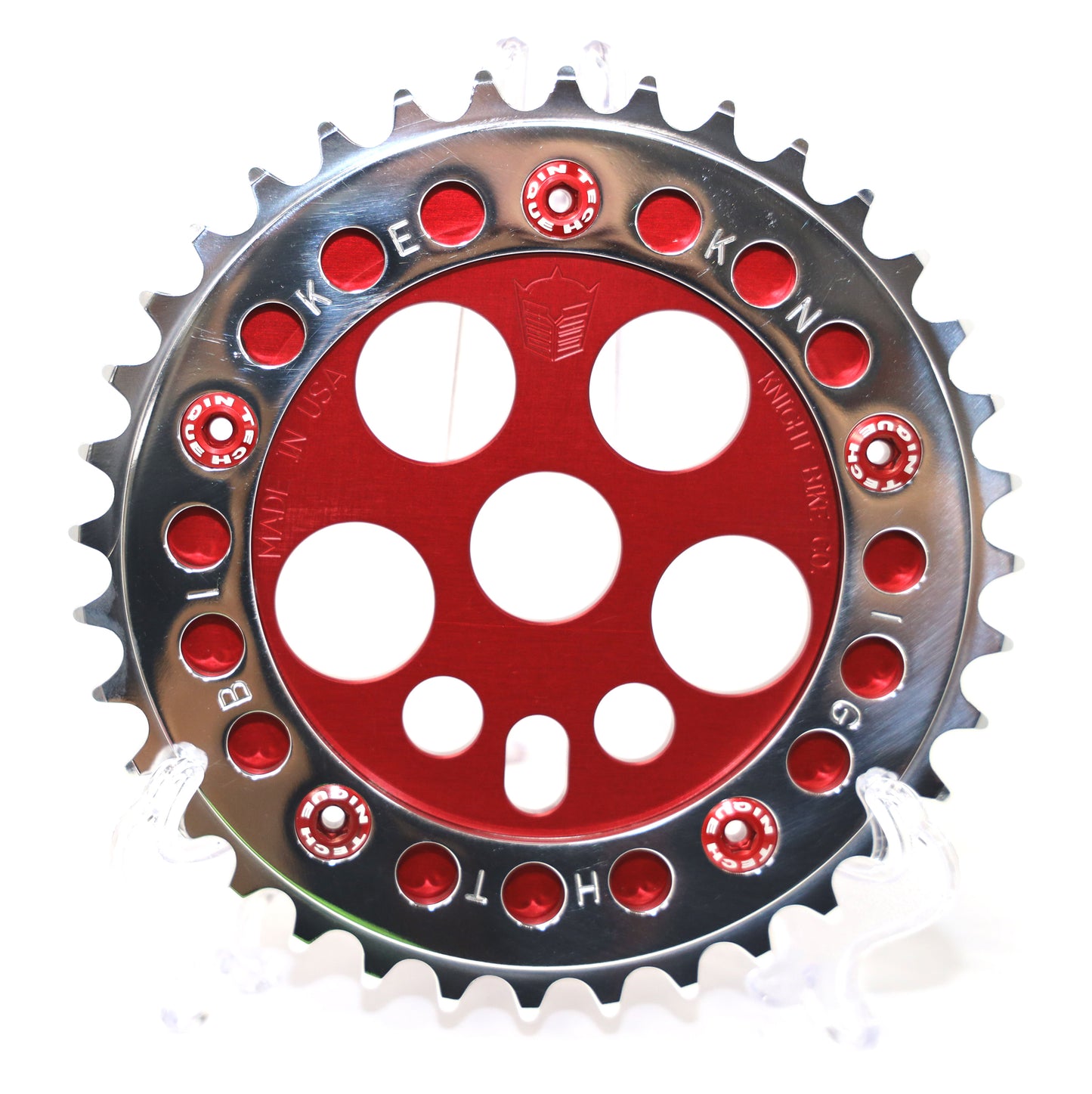 KNIGHT BIKE CO Custom Color Red/Chrome (Inside/Outside)