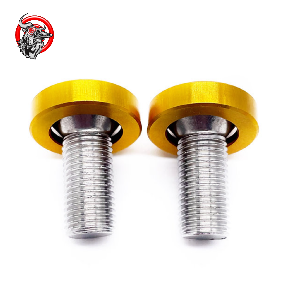 Bullseye Crank bolt kit Gold