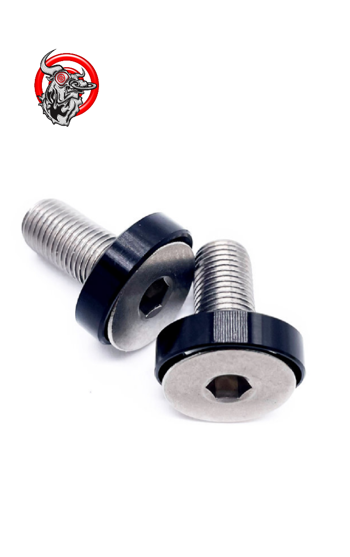 Bullseye Crank bolt kit black