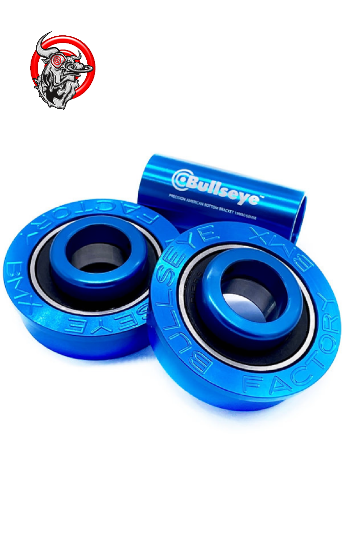 Bullseye Elite American bottom bracket 19 mm blue