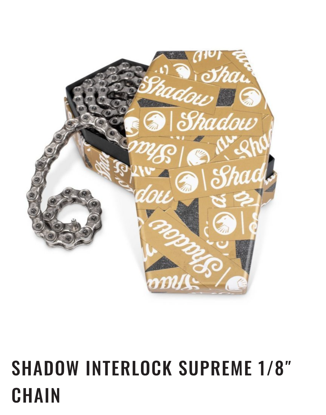 Shadow supreme half link chain 1/8 silver