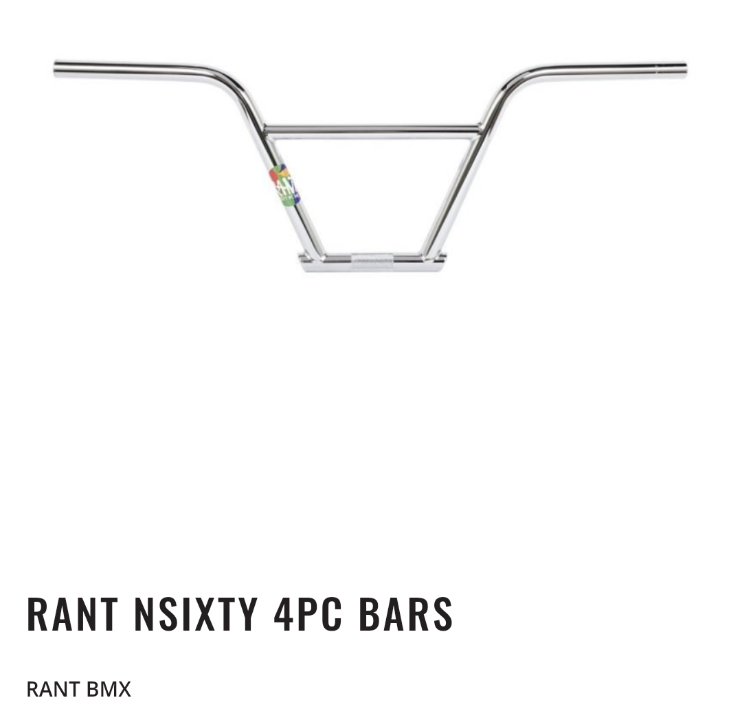 Rants 4pcs bars chrome