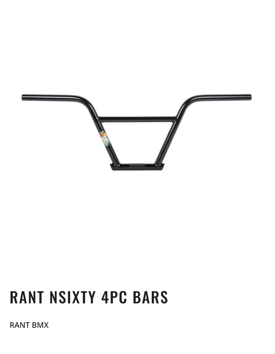 Rants 4pcs bars black