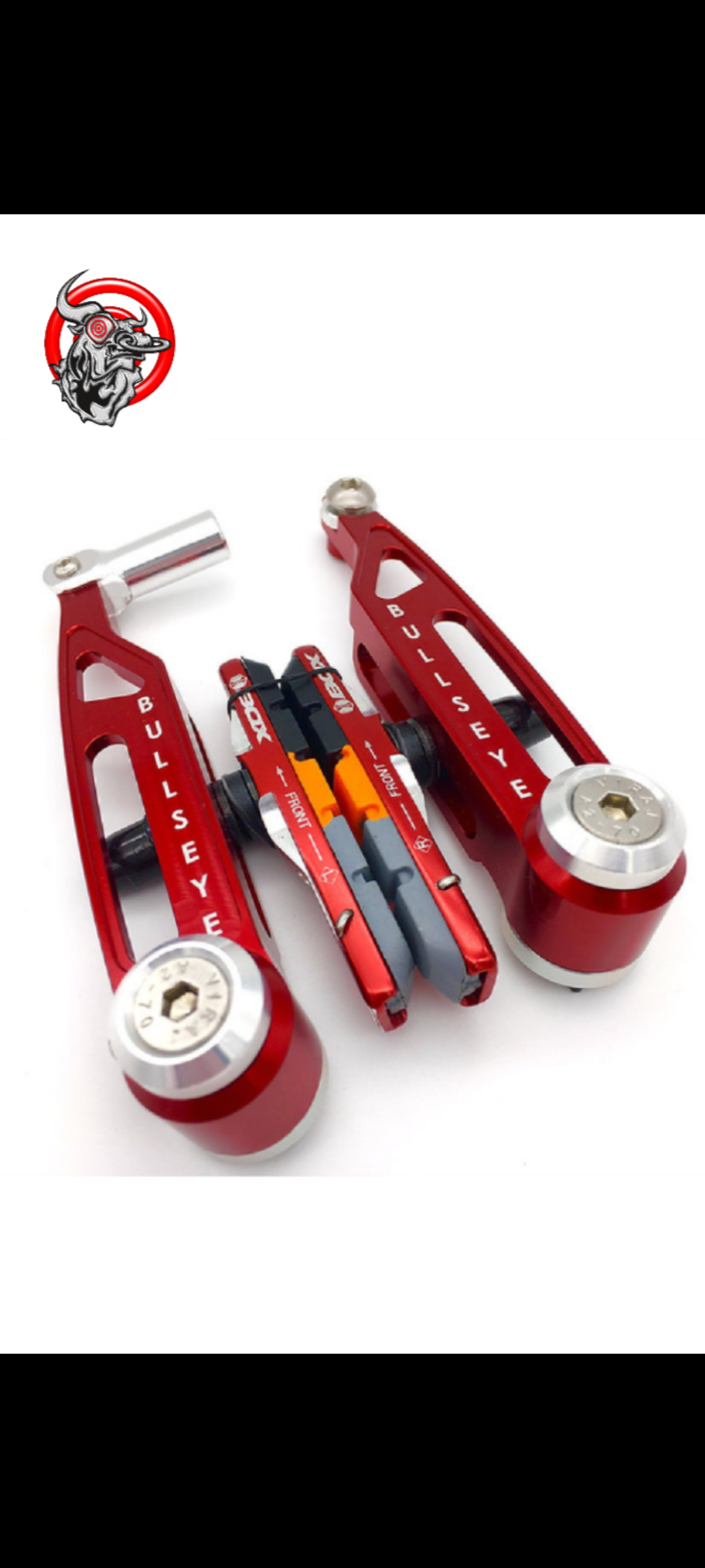 Bullseye 🎯 V-Brakes red