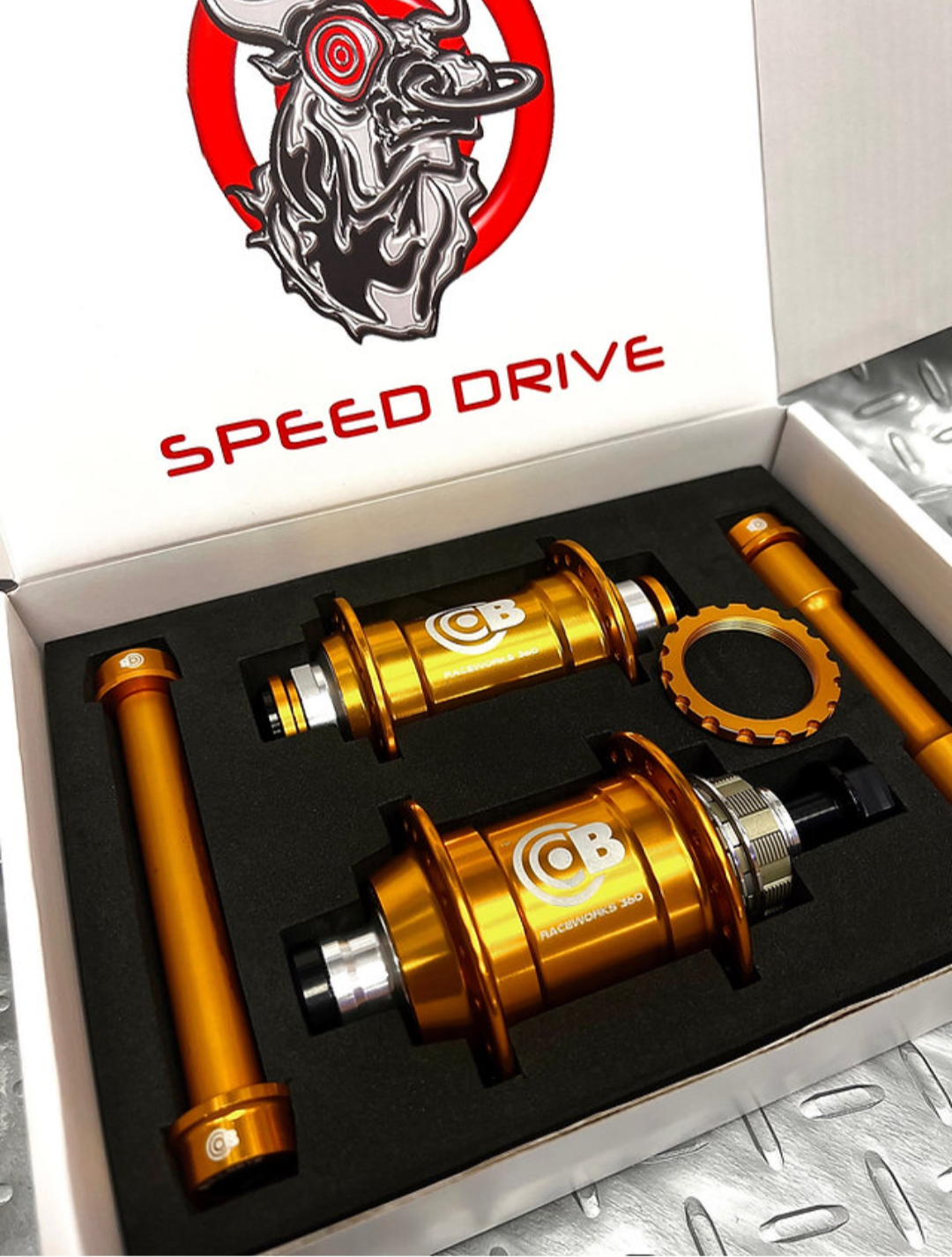 Bullseye 🎯 Racing Hubs gold