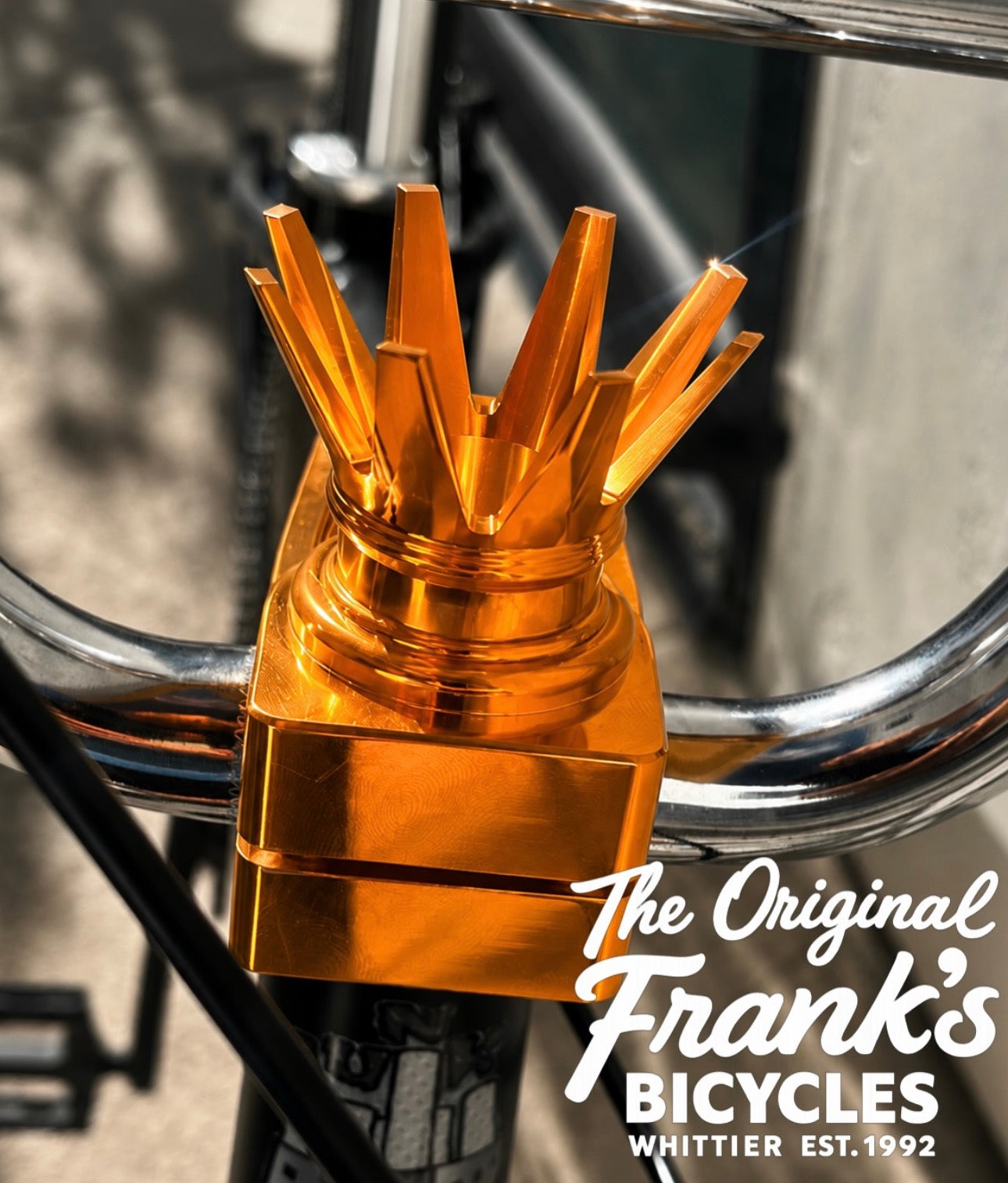 CHECKMATE BMX CNC CROWN STEM “GOLD”