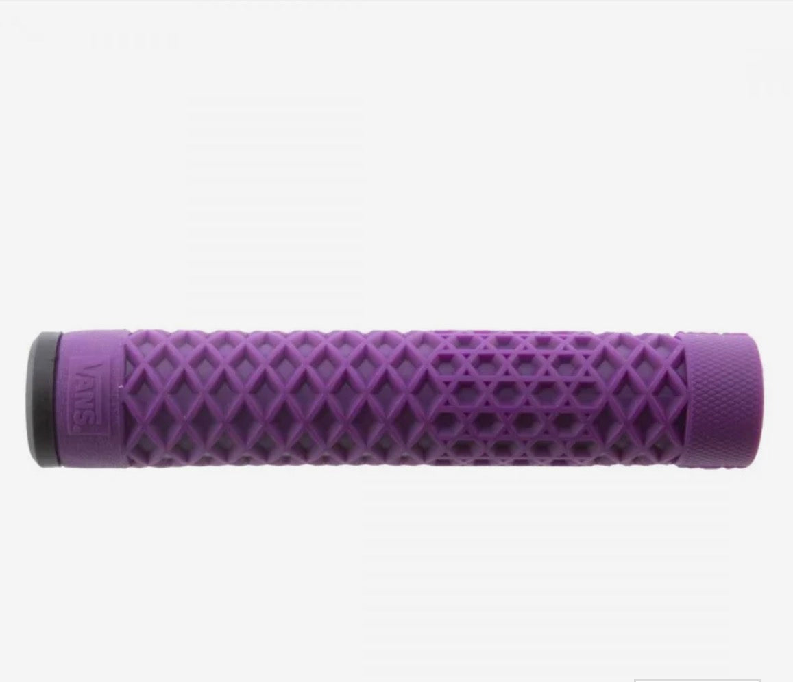ODI CULT VANS WAFFLE FLANGELESS GRIPS (PURPLE)