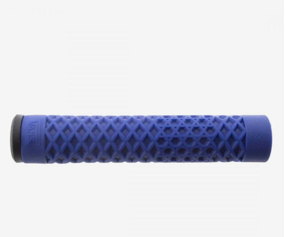 ODI CULT VANS WAFFLE FLANGELESS GRIPS (BLUE)