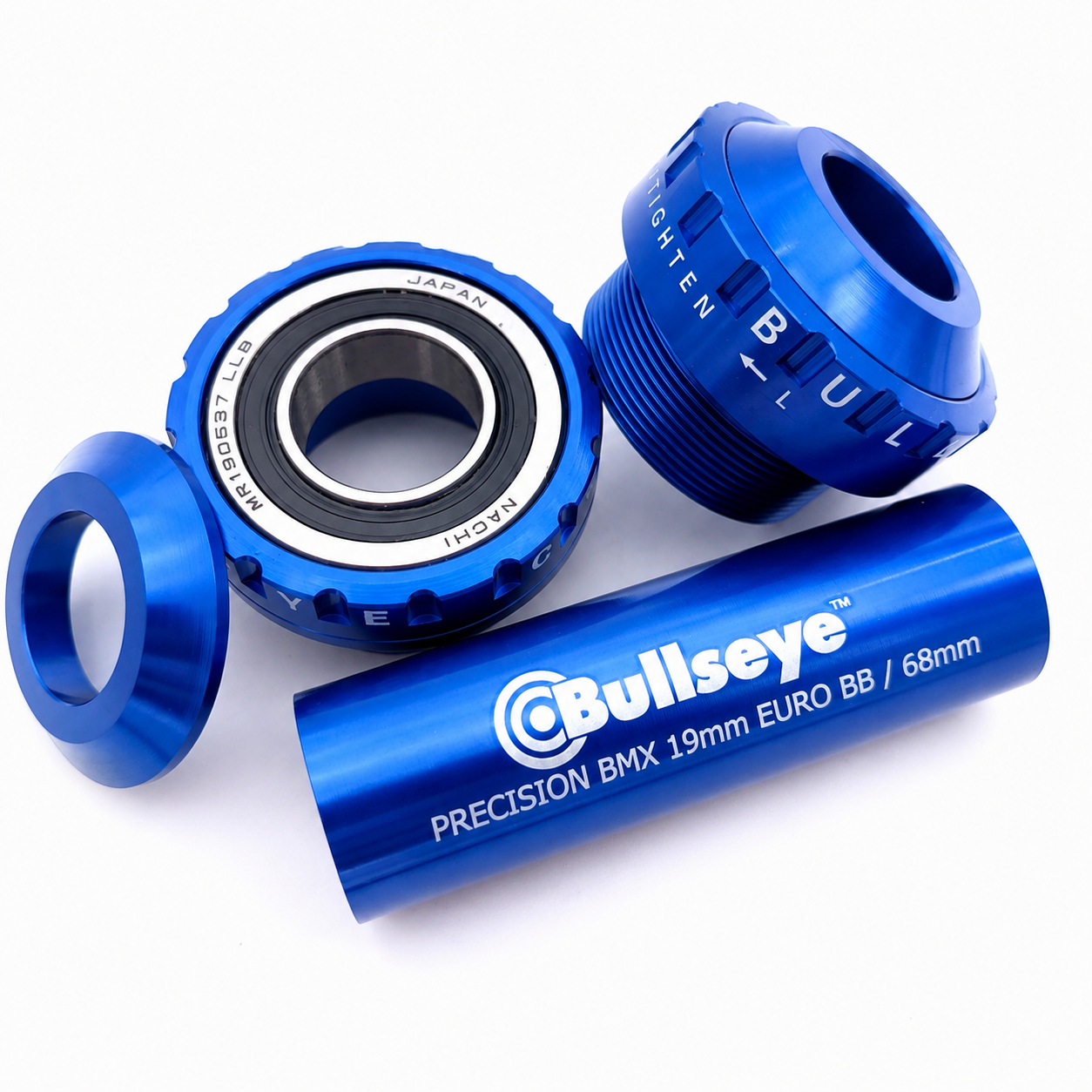 Bullseye Euro Bottom Bracket BLUE