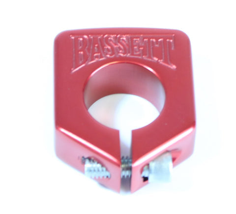 BASSETT CHEVRON ARROW SEATPOST CLAMP (1 1/8") 28.6 MM “RED”
