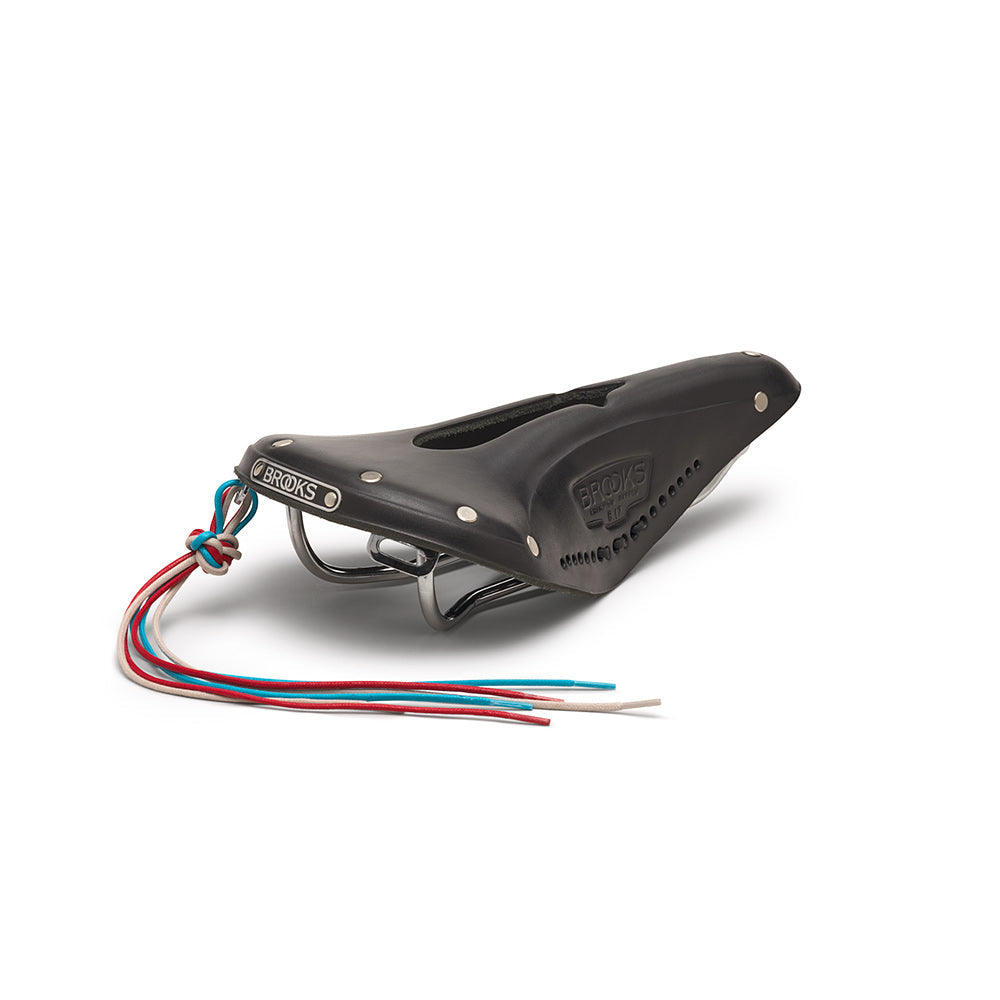 Brooks B17 Carved Black Railed Seat