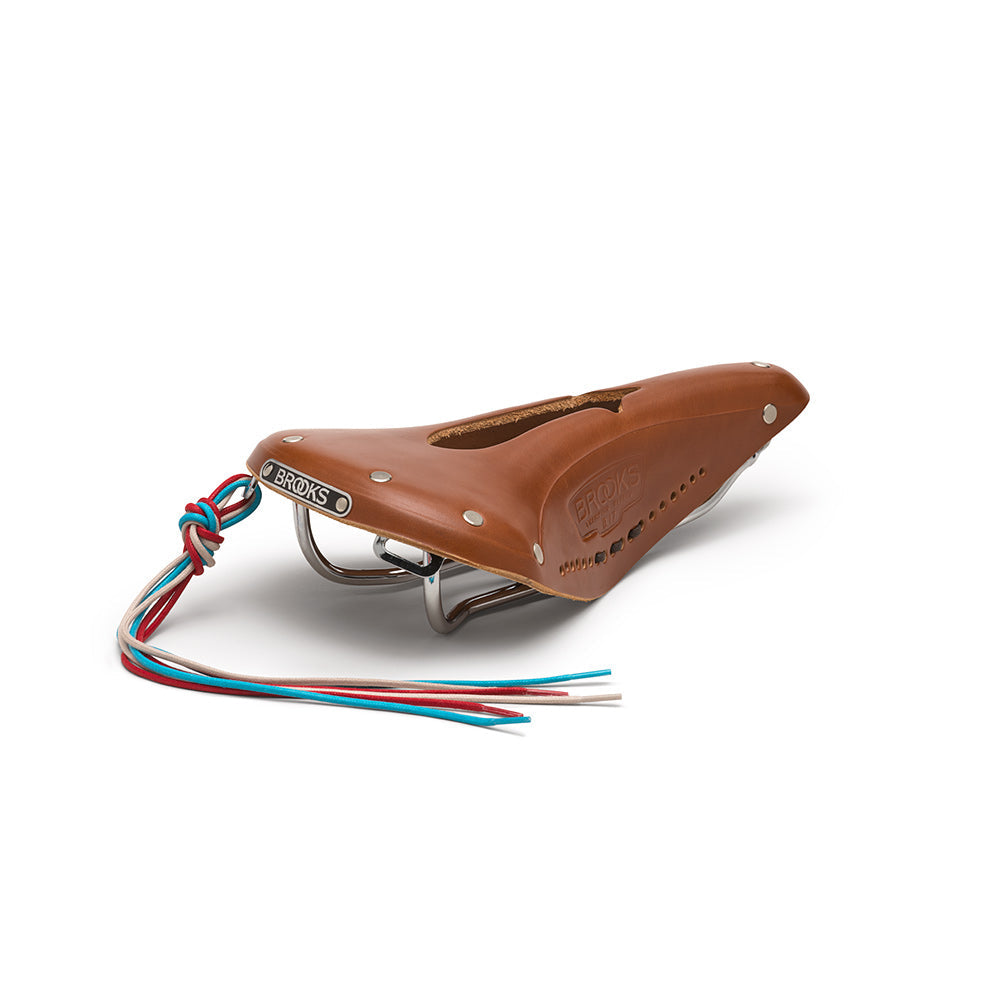 Brooks B17 Carved Honey Railed Seat