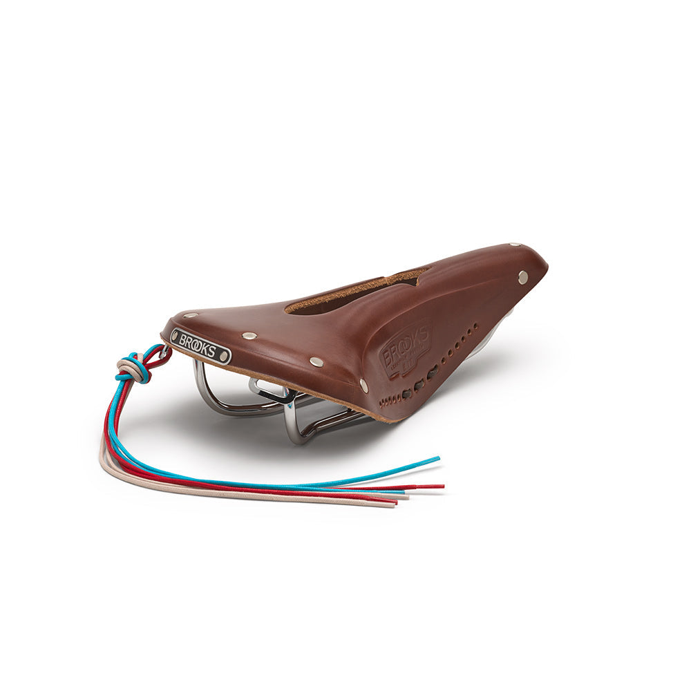 Brooks B17 Carved Brown Railed Seat