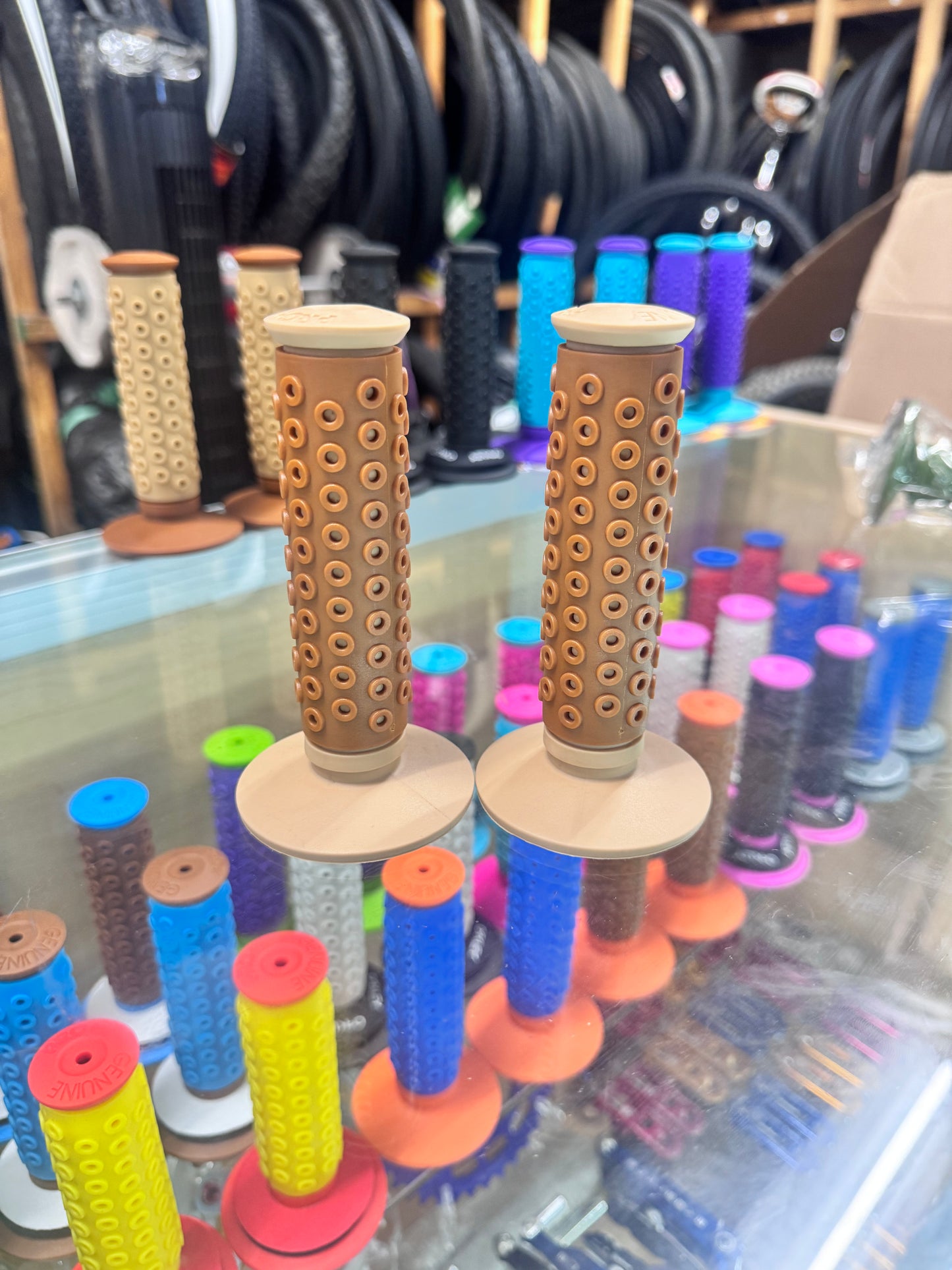 Frank’s Bicycles REPOP B1-B Grips TAN/BROWN