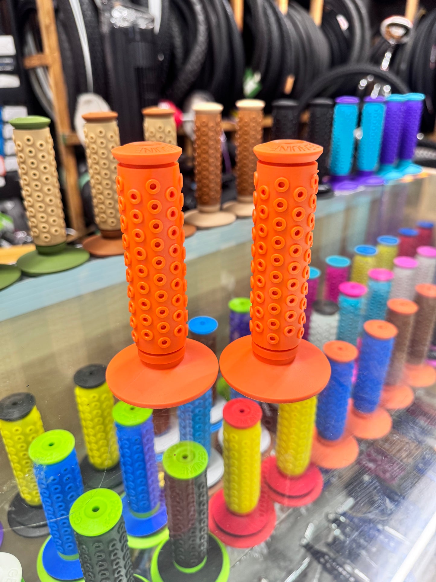 Frank’s Bicycles REPOP B1-B Grips SOLID COLOR (ORANGE)