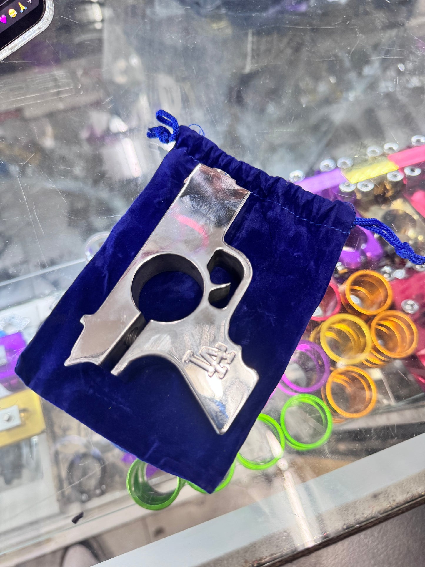 Custom Pistol LA Dodgers Seat Clamp Polish 31.8mm
