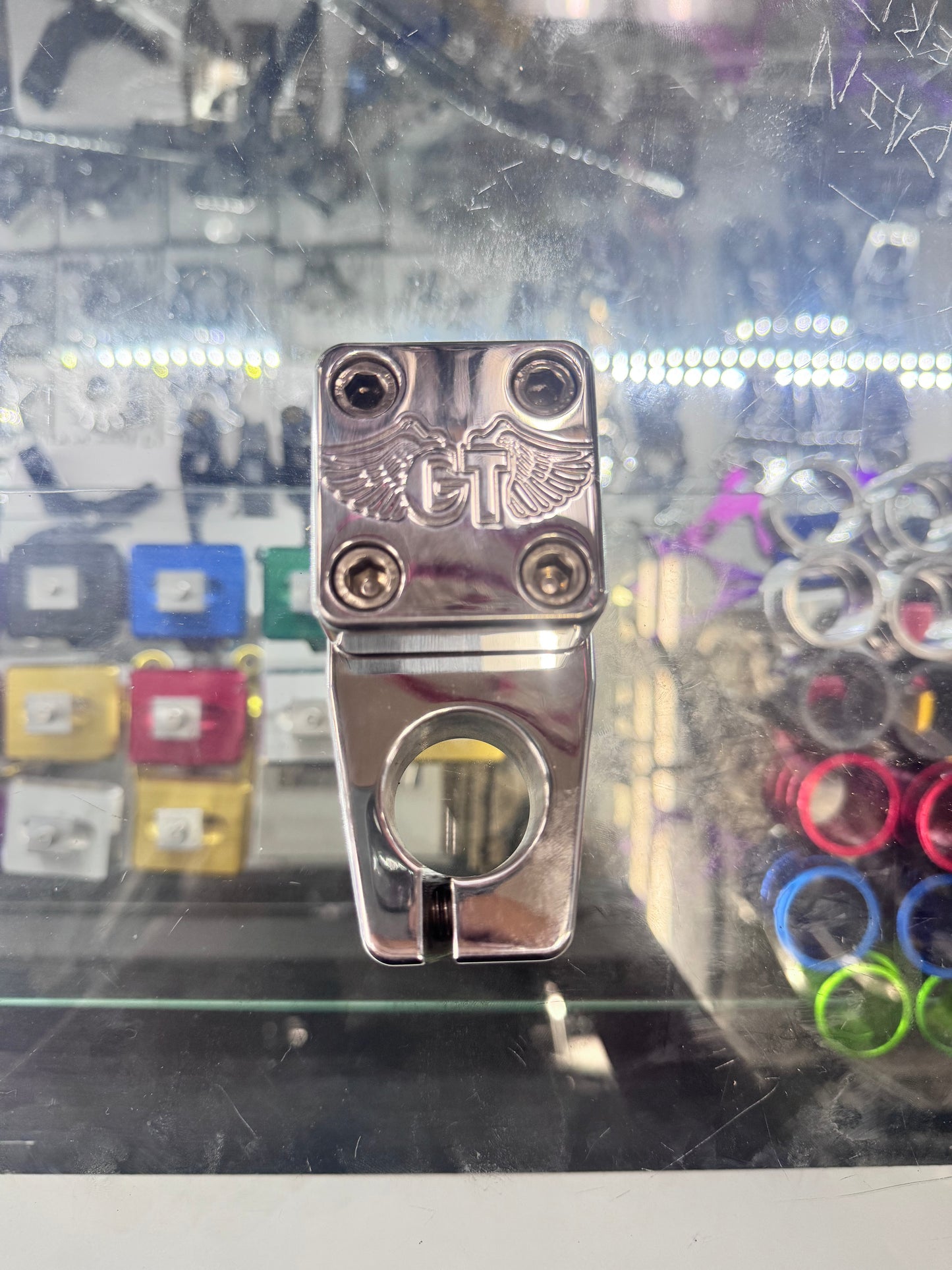 Custom GT Wing Stem Polish Threadless 53mm 1 1/8