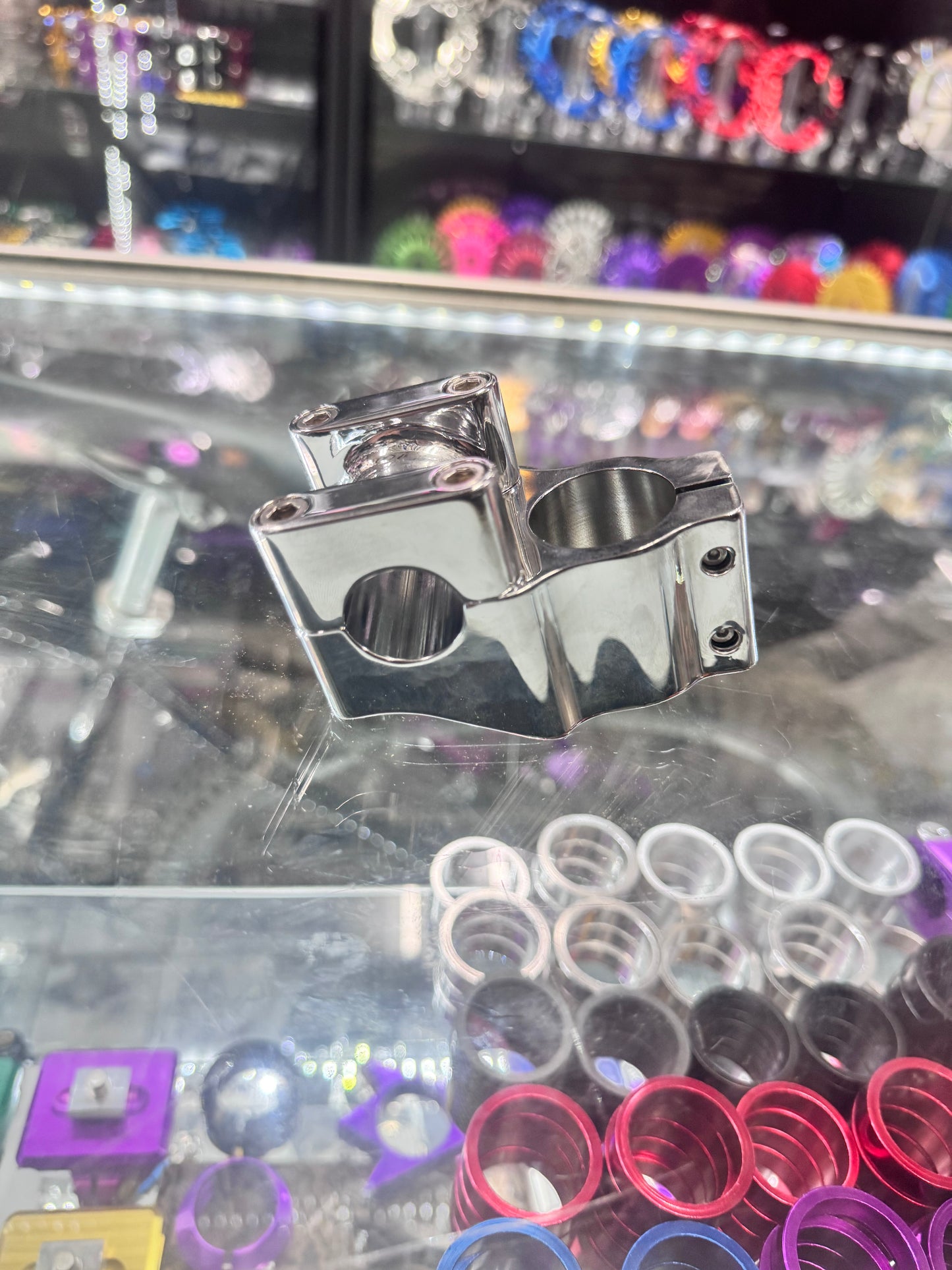 Custom “Johnny True Torch” Chrome Threadless 53mm 1 1//8
