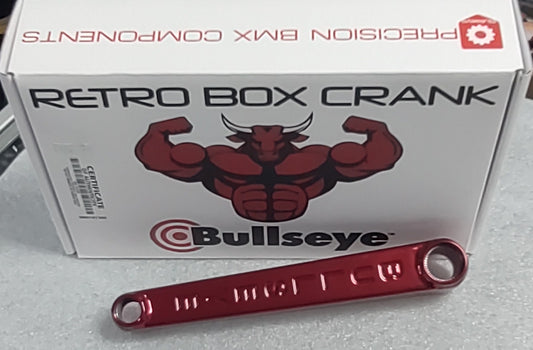 Bullseye Crank set 175 mm red