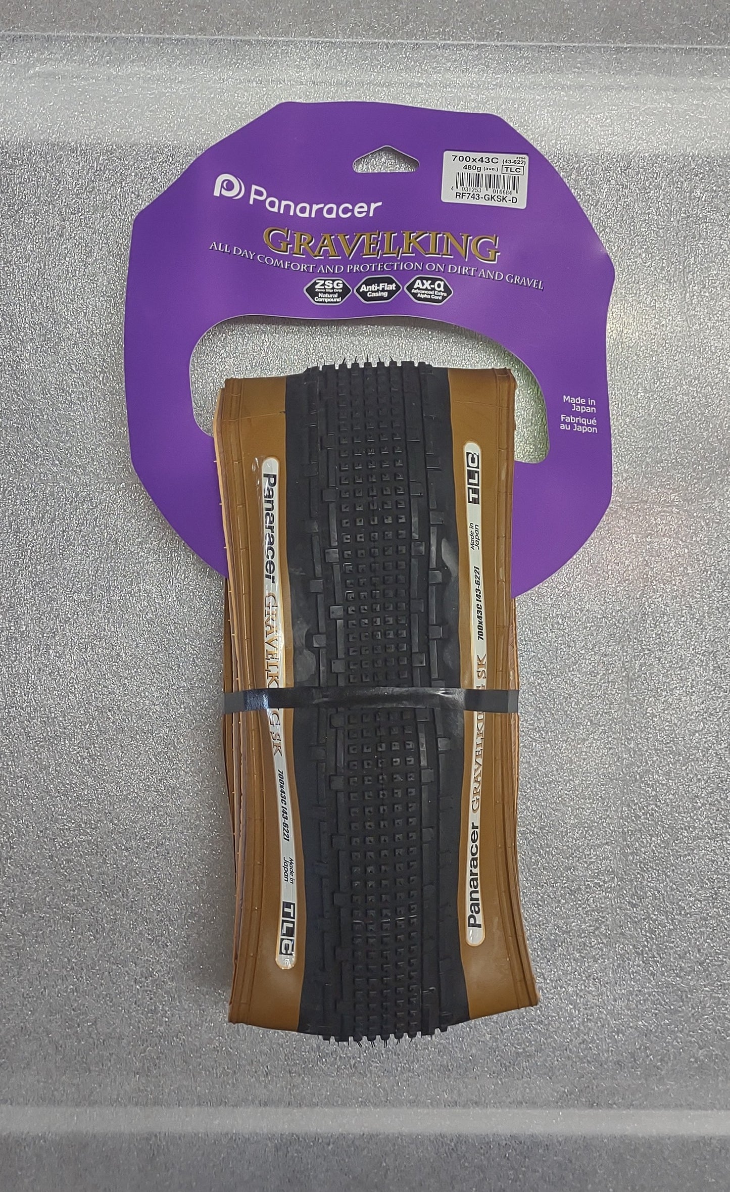 Pannerracer gravel King tires Brown