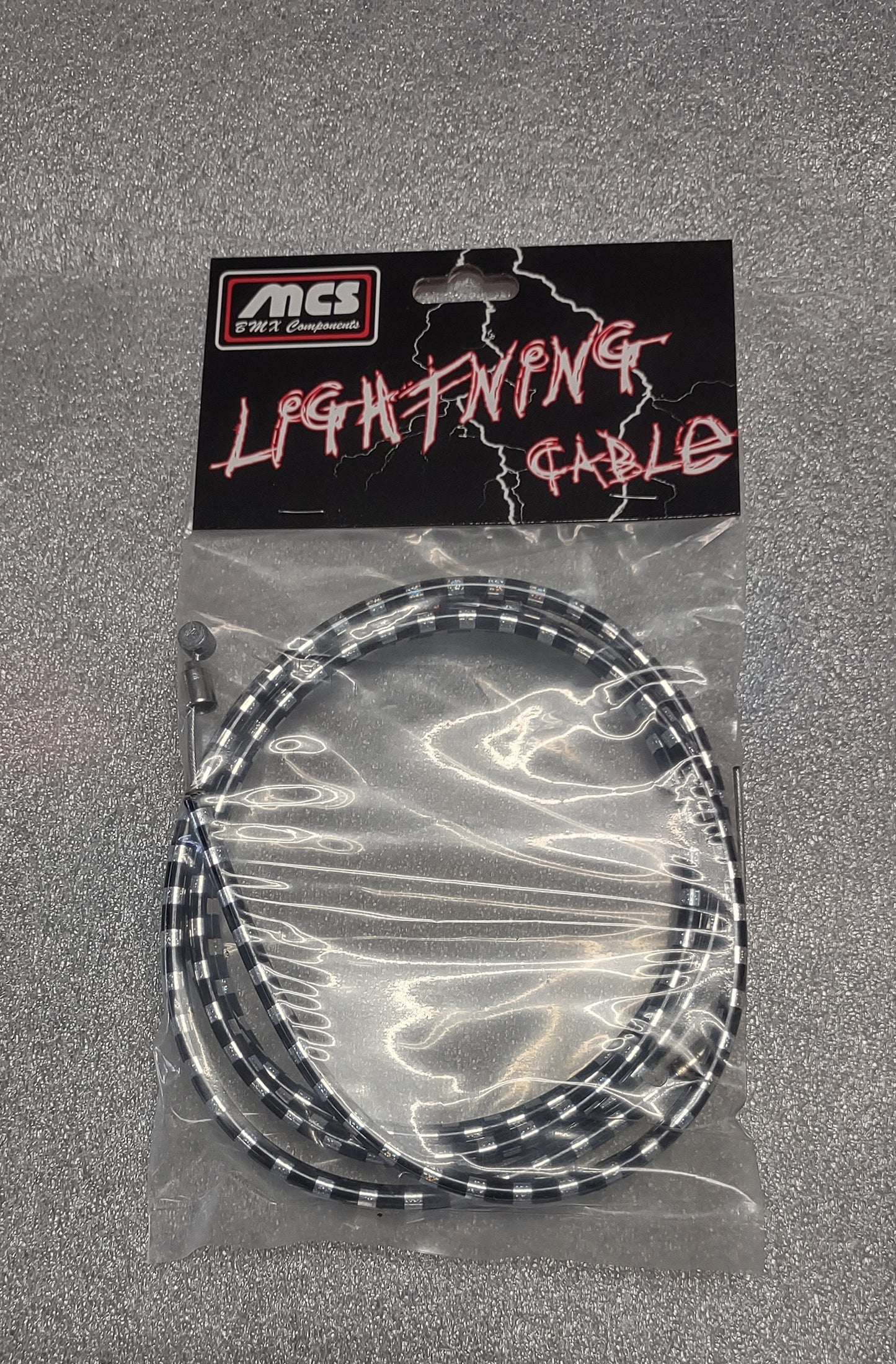 Mcs lighting brake cable Black/chrome